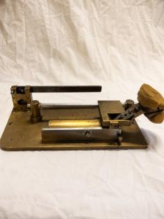 Vintage Fagott-Rohrbearbeitungsgerät / Fagott-Werkzeug aus Werkstattauflösung